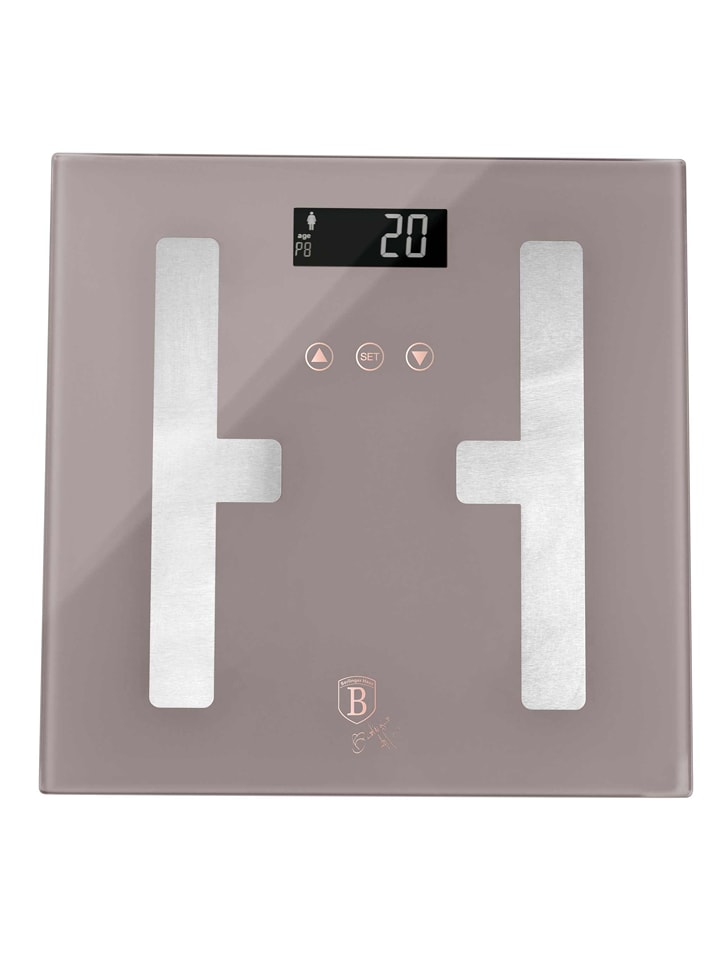 Berlinger Haus Waga łazienkowa "Taupe Collection" w kolorze beżowym - 30 x 30 cm rozmiar: onesize