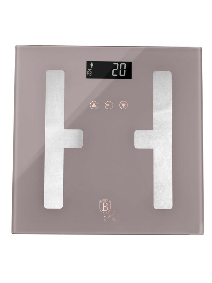 Berlinger Haus Waga łazienkowa "Taupe Collection" w kolorze beżowym - 30 x 30 cm rozmiar: onesize