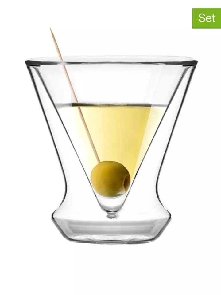 Vialli Design Kieliszki (2 szt.) do martini - 155 ml rozmiar: onesize