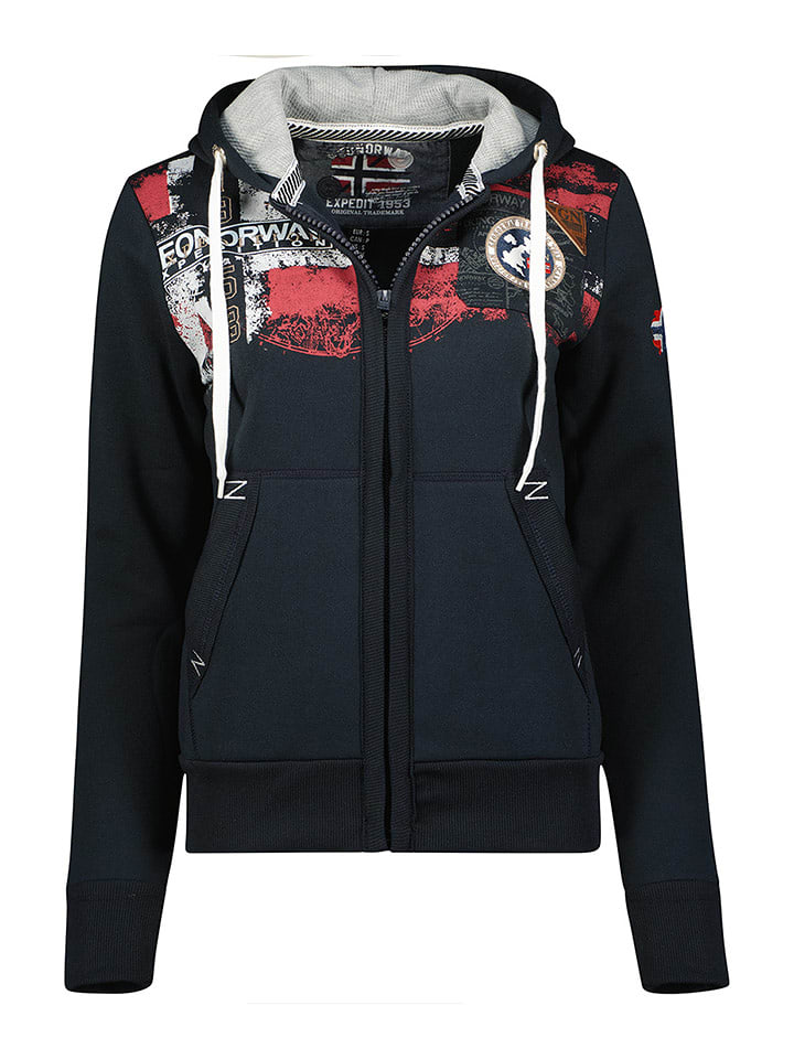 Geographical Norway Bluza "Fespote" w kolorze granatowym rozmiar: XXL