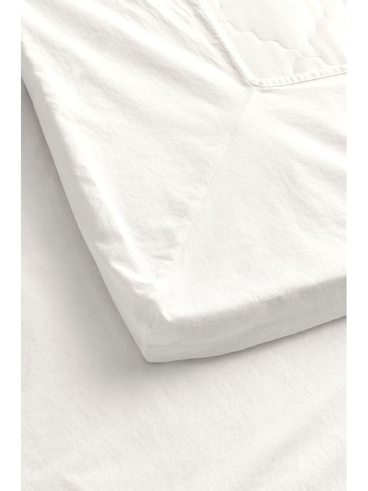 Ellos Home Prześcieradło "Milly" w kolorze białym rozmiar: 90x200 cm