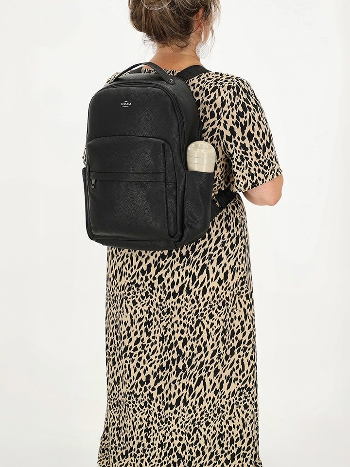 Charm Plecak "Mulberry street" w kolorze czarnym - 28 x 41 x 13,5 cm rozmiar: onesize