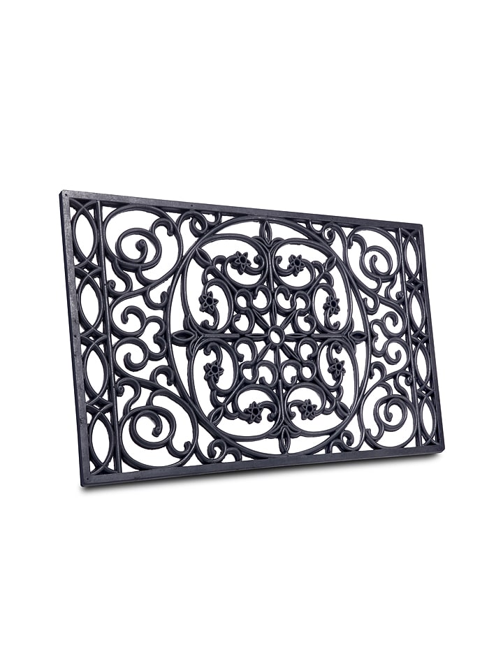 Hanse Home Wycieraczka "Cast Iron" w kolorze czarnym rozmiar: 45x75 cm