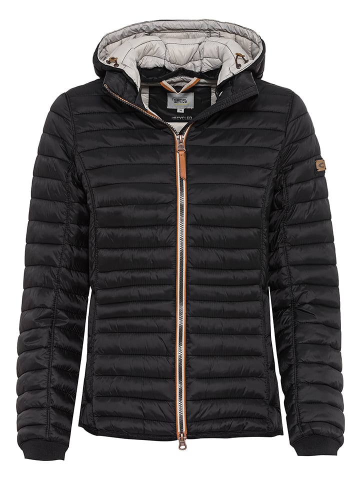 Camel Active Kurtka pikowana w kolorze czarnym rozmiar: 40