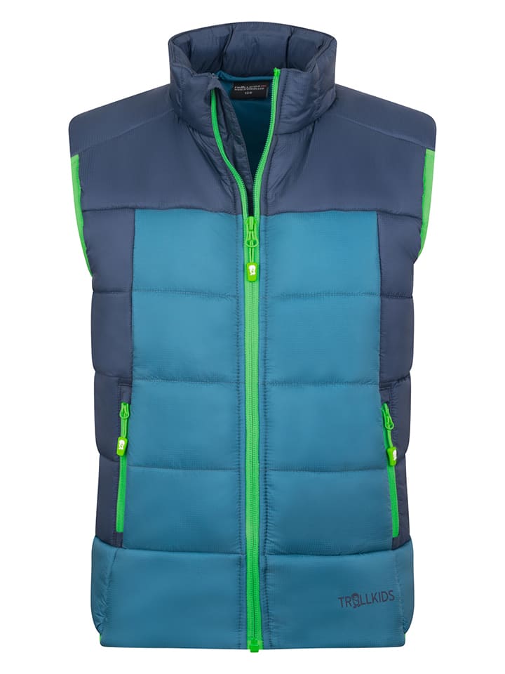 Trollkids Kamizelka funkcyjna "Hardanger" w kolorze niebieskim rozmiar: 140