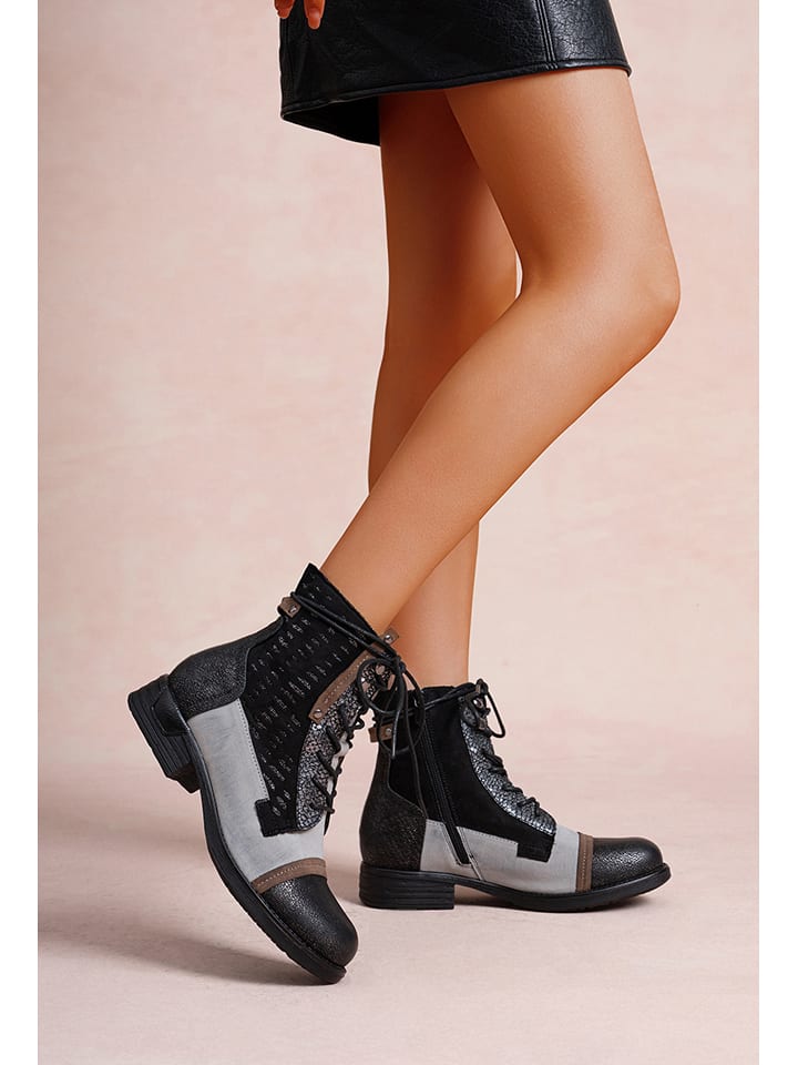 Foreverfolie Botki w kolorze czarnym rozmiar: 41