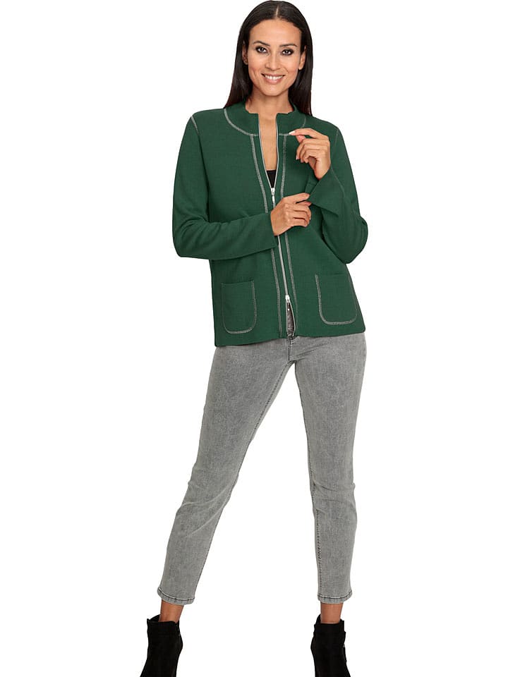 Heine Kardigan w kolorze zielonym rozmiar: 36