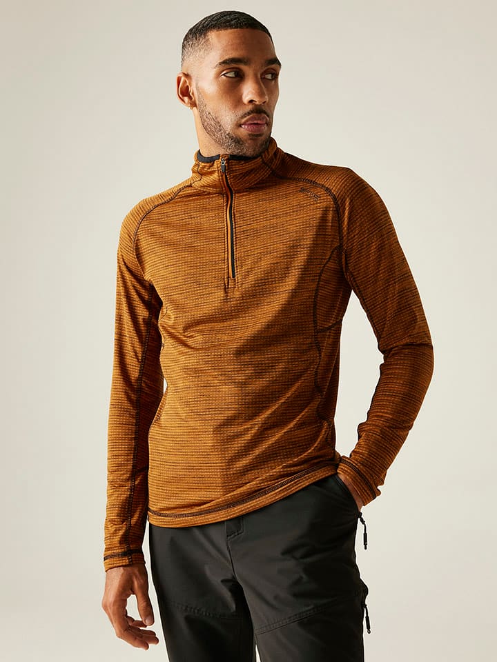 Regatta Bluza polarowa "Yonder II" w kolorze jasnobrązowym rozmiar: L