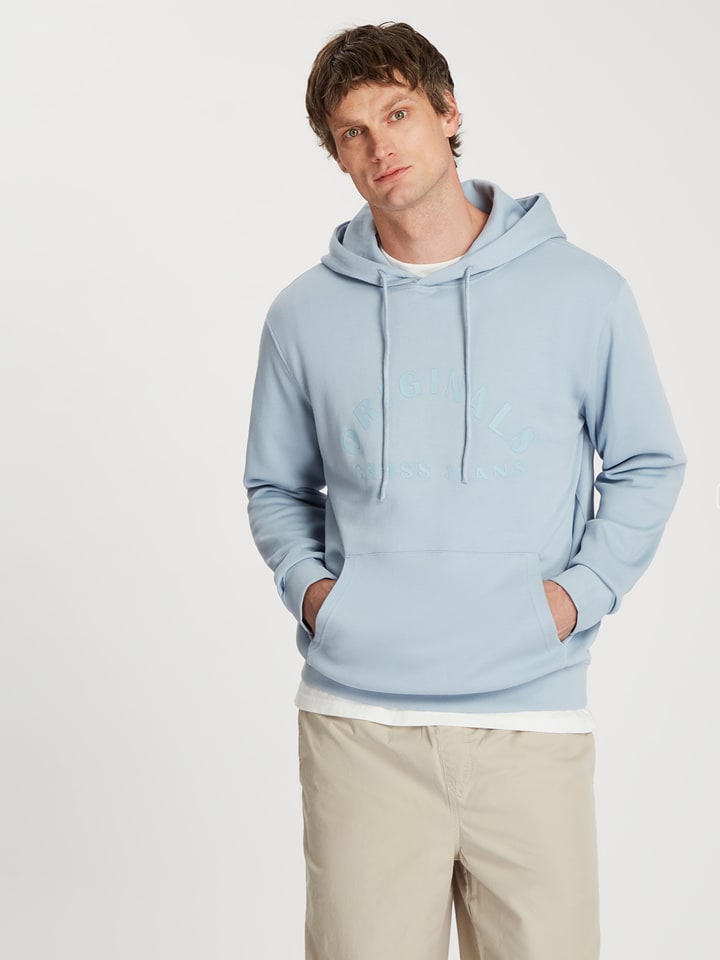 Cross Jeans Bluza w kolorze błękitnym rozmiar: XXL