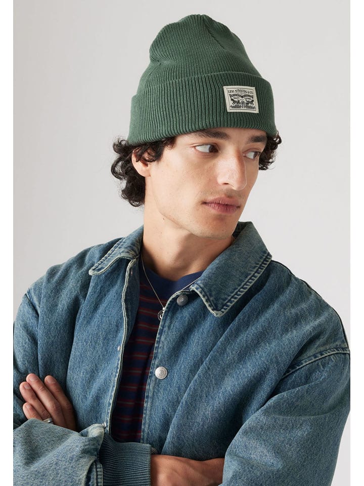 Levi's Czapka w kolorze zielonym rozmiar: onesize