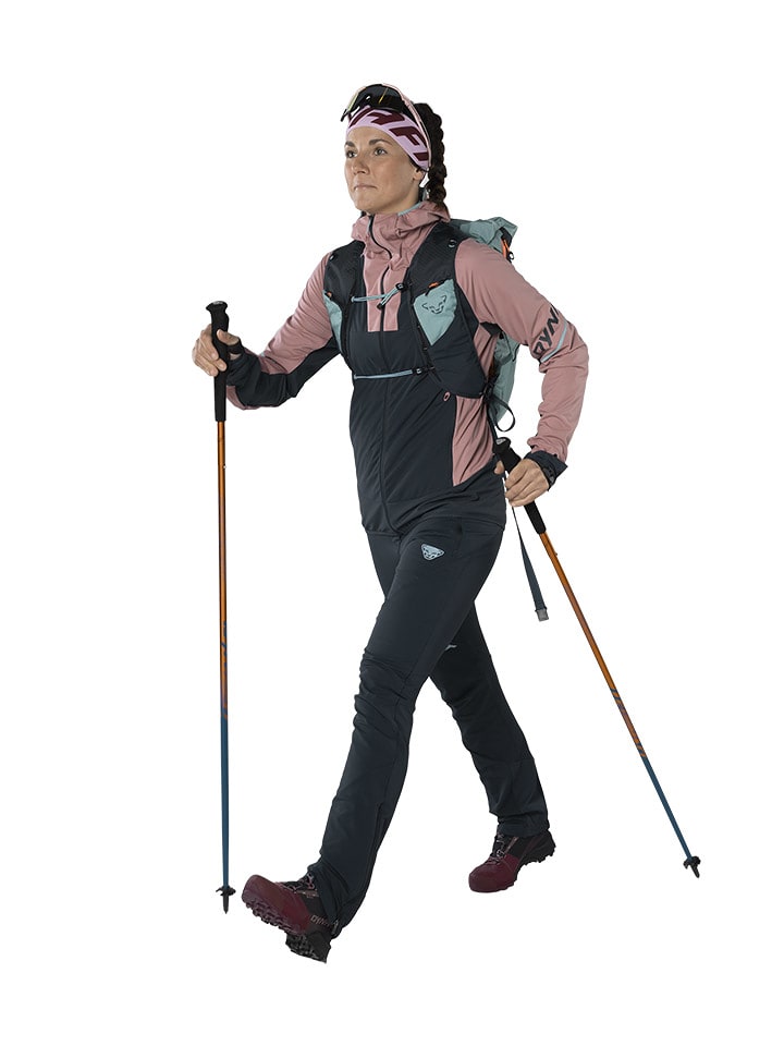 DYNAFIT Kurtka softshellowa "Speed" w kolorze czarno-jasnoróżowym rozmiar: S