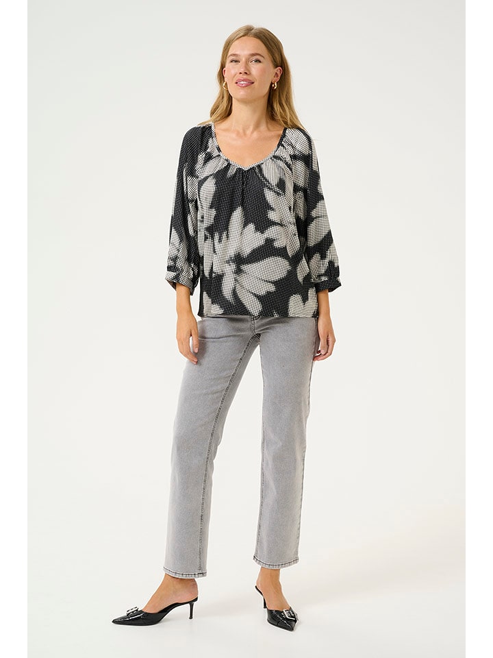 Cream Bluzka w kolorze czarno-kremowym rozmiar: 42