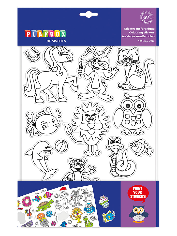 Playbox Naklejki (160 szt.) rozmiar: onesize