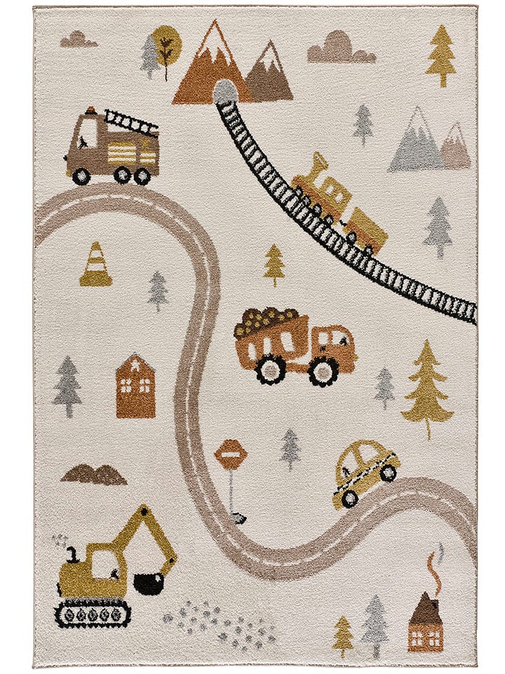 Atticgo Dywan "Beats" w kolorze beżowym rozmiar: 120x170 cm