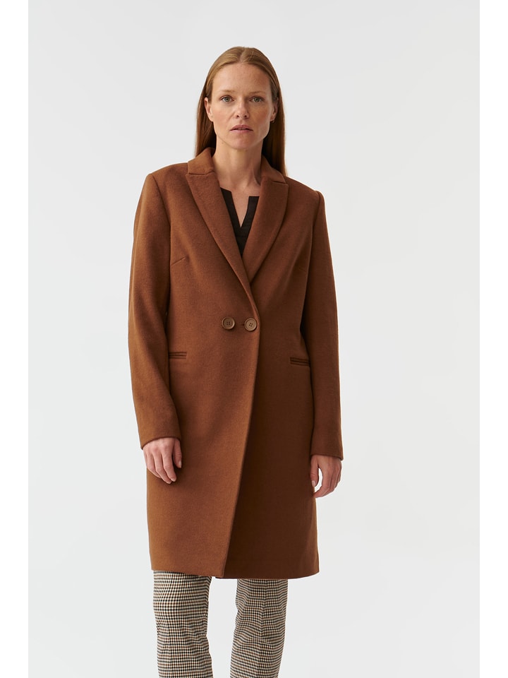 TATUUM Płaszcz przejściowy w kolorze brązowym rozmiar: 40