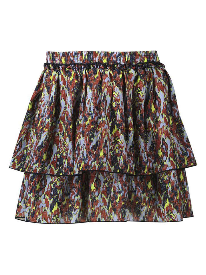 B.Nosy Spódnica "Rae" w kolorze brązowo-błękitno-czarnym rozmiar: 104