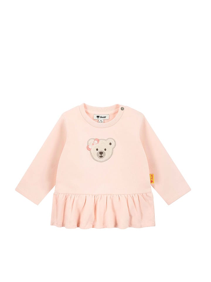 Steiff Koszulka w kolorze jasnoróżowym rozmiar: 74