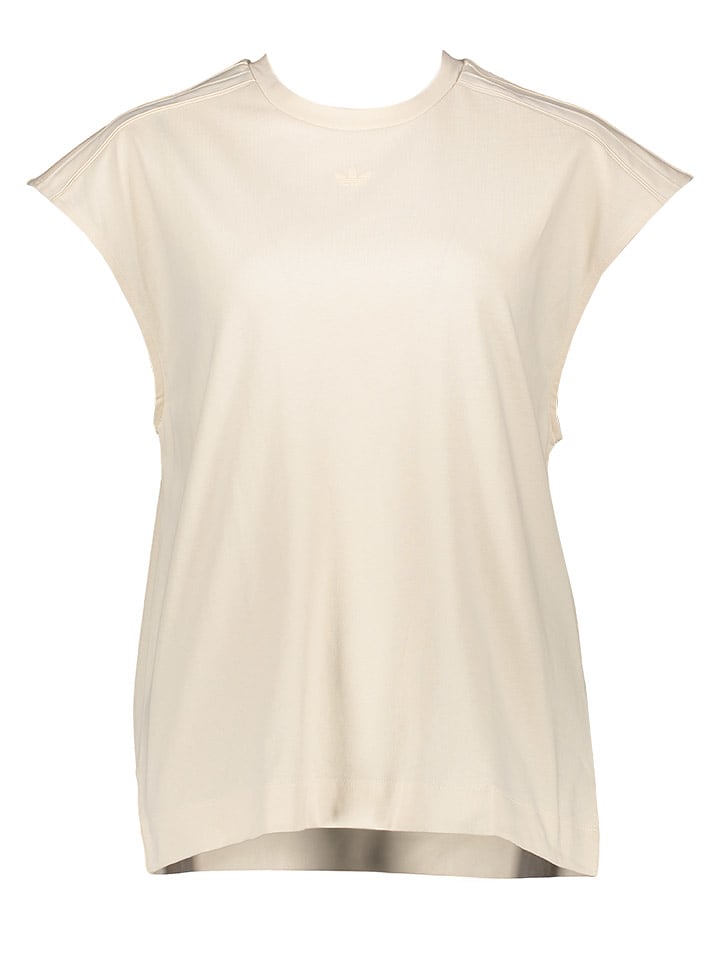 adidas Koszulka "Tee" w kolorze beżowym rozmiar: 36