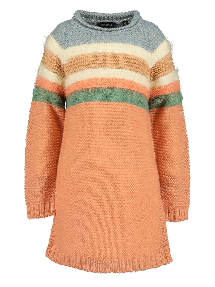 Blue Seven Sukienka dzianinowa ze wzorem rozmiar: 116