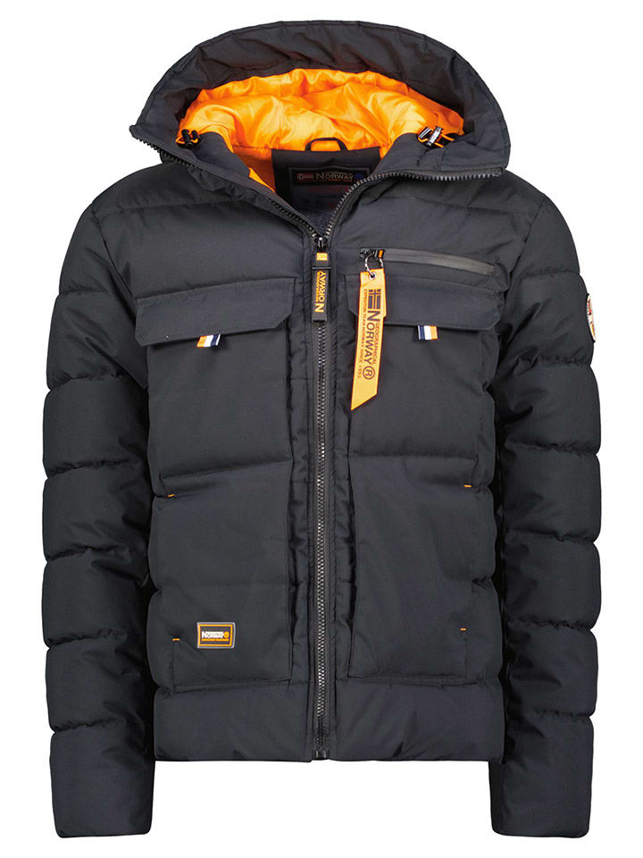 Geographical Norway Kurtka zimowa "Dosiba" w kolorze czarnym rozmiar: S