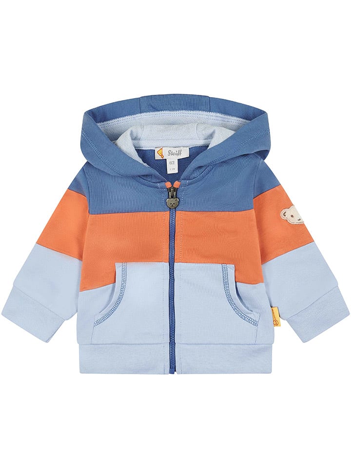 Steiff Bluza w kolorze niebieskim rozmiar: 80
