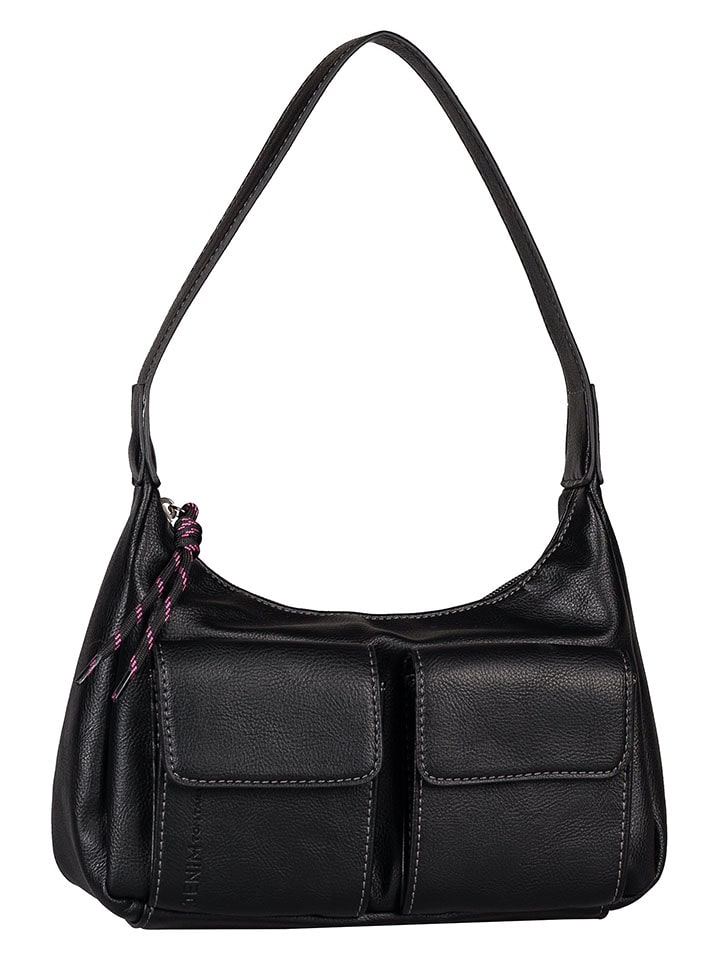 Tom Tailor Torebka "Malina" w kolorze czarnym - 27 x 19 x 11 cm rozmiar: onesize
