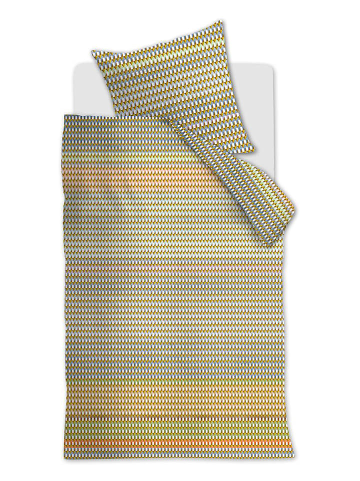 Beddinghouse Komplet pościeli satynowej "Rhythm" ze wzorem rozmiar: 155x220 cm