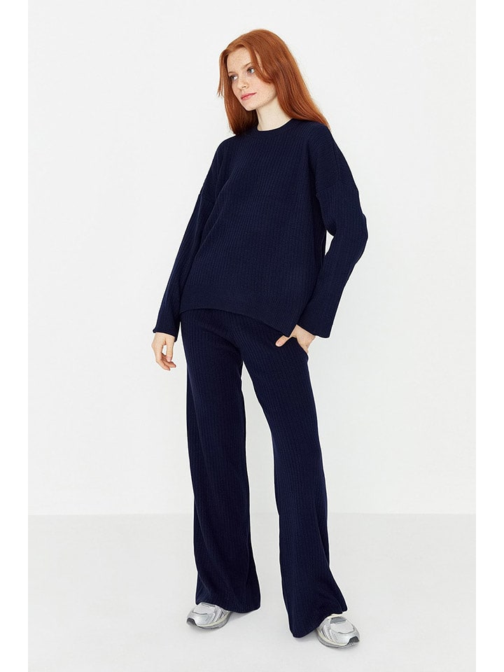 trendyol 2-częściowy zestaw w kolorze granatowym rozmiar: M