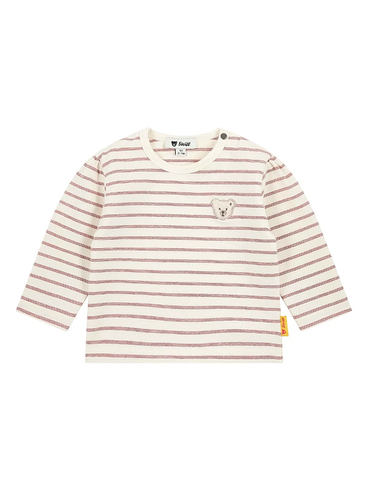 Steiff Koszulka w kolorze beżowo-jasnobrązowym rozmiar: 62