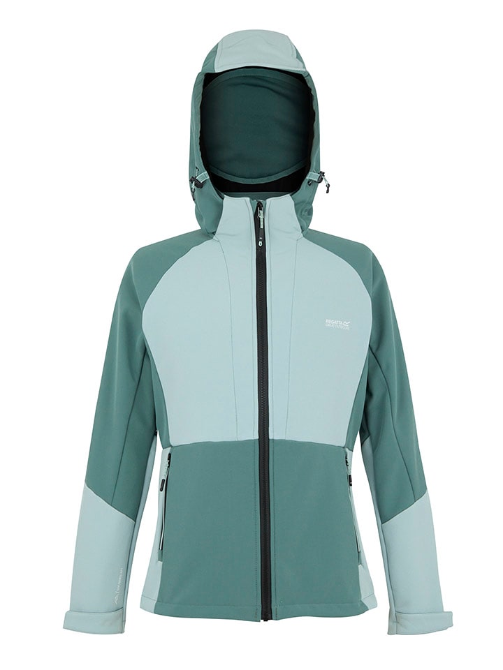 Regatta Kurtka softshellowa "Desoto" w kolorze turkusowym rozmiar: 50