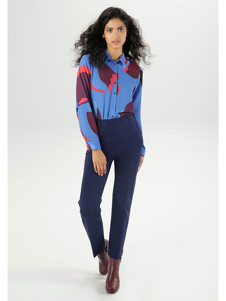 Aniston Spodnie w kolorze granatowym rozmiar: 36