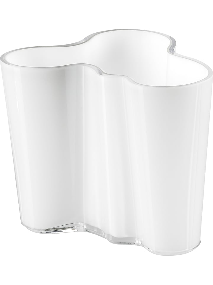 iittala Wazon "Aalto" w kolorze białym - wys. 9,5 cm rozmiar: onesize