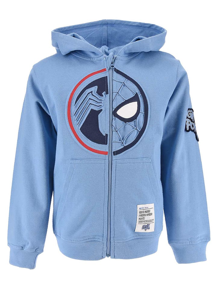 Spiderman Bluza "Spider-Man" w kolorze niebieskim rozmiar: 104