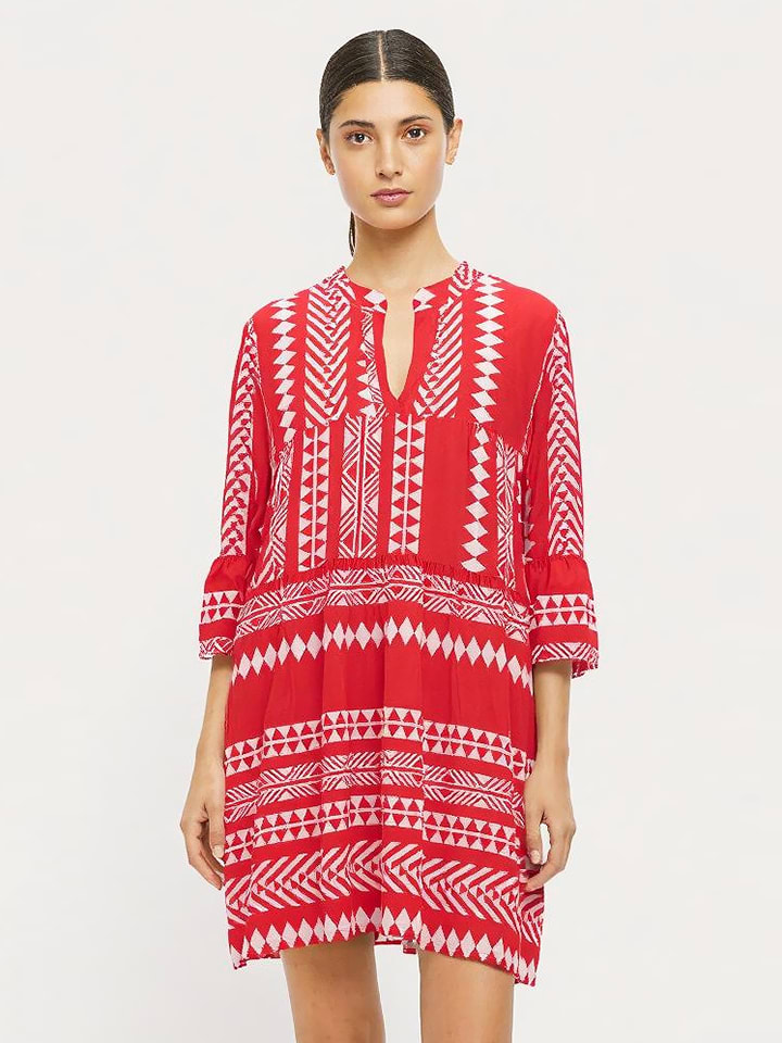 miss goodlife Sukienka w kolorze czerwonym rozmiar: L