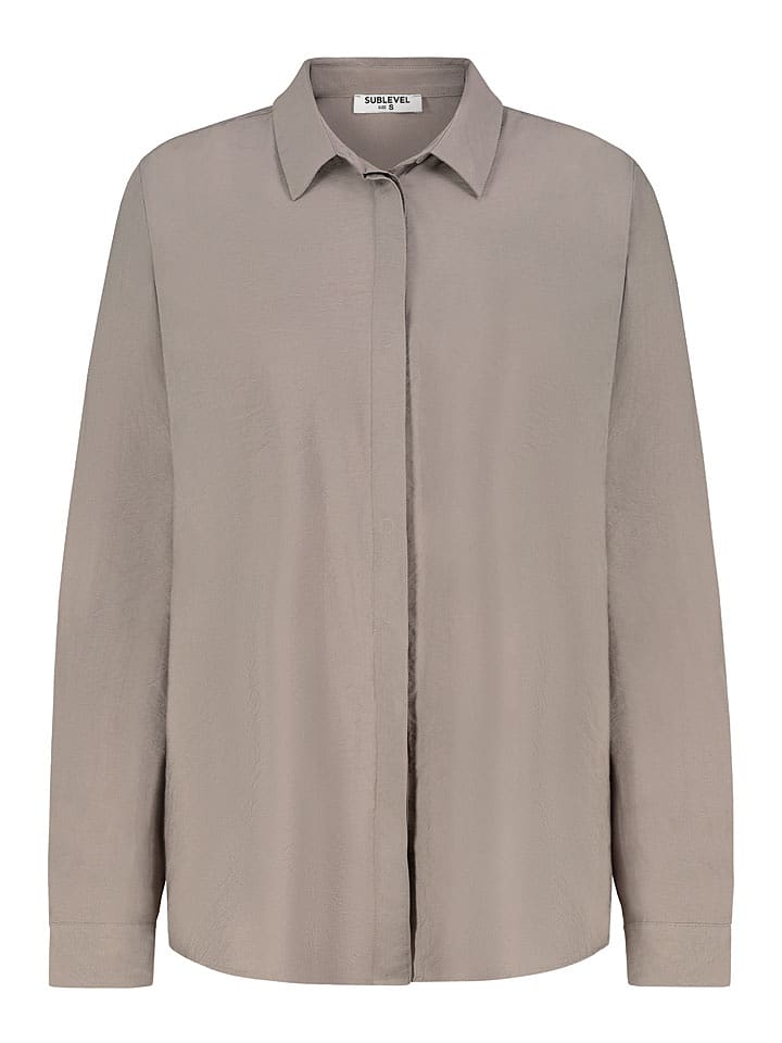 Sublevel Bluzka w kolorze szarobrązowym rozmiar: XXL