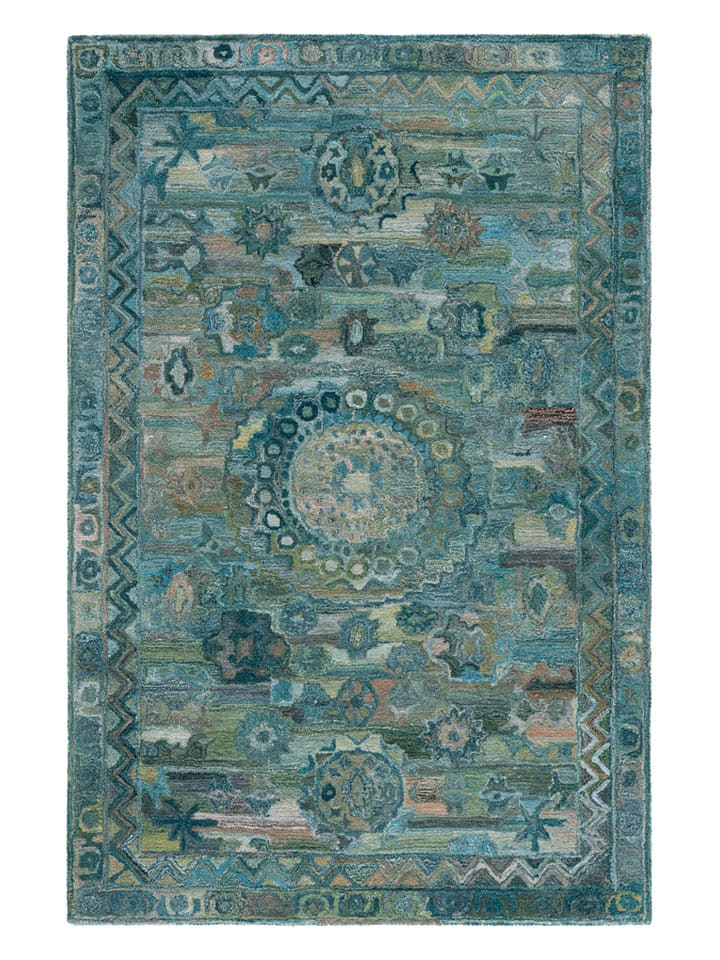 Safavieh Dywan "Anatolia" w kolorze zielono-niebieskim rozmiar: 69x244 cm