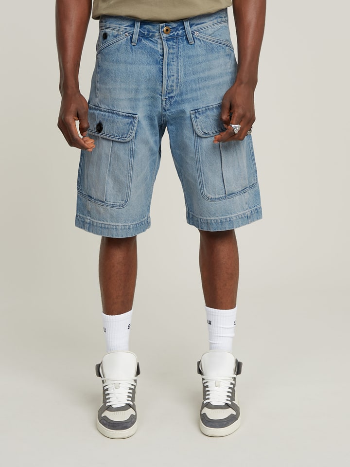 G-Star Bojówki dżinsowe w kolorze niebieskim rozmiar: W34