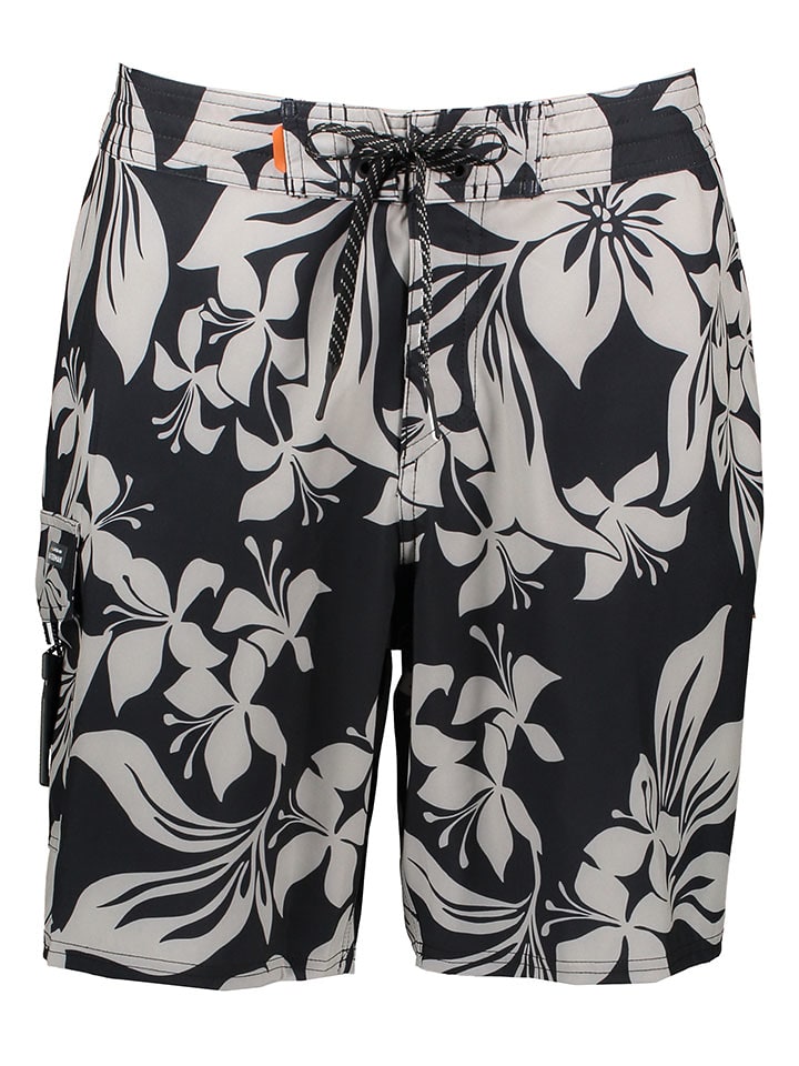 Quiksilver Szorty kąpielowe w kolorze szaro-czarnym rozmiar: W34