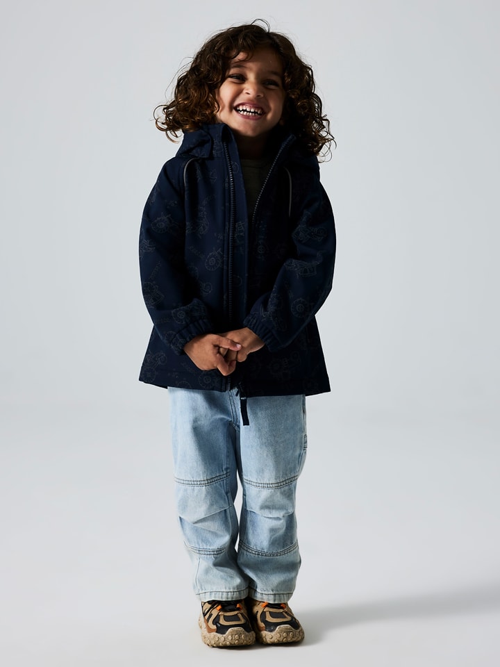 name it Kurtka softshellowa "Alfa08" w kolorze granatowym rozmiar: 110