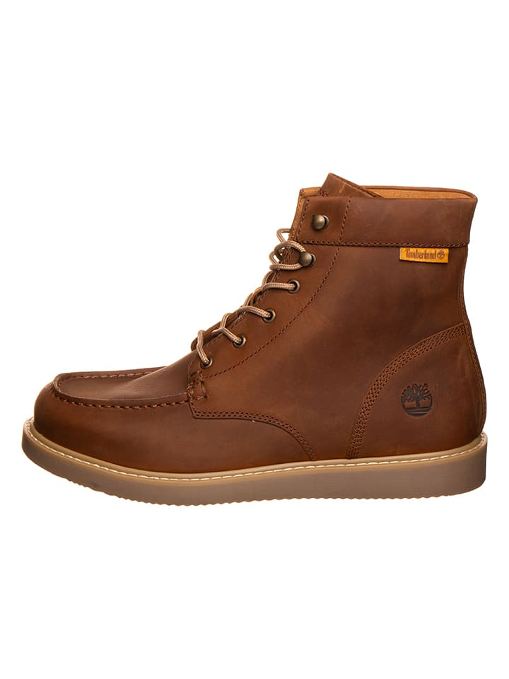 Timberland Skórzane botki "Newmarket II" w kolorze jasnobrązowym rozmiar: 44