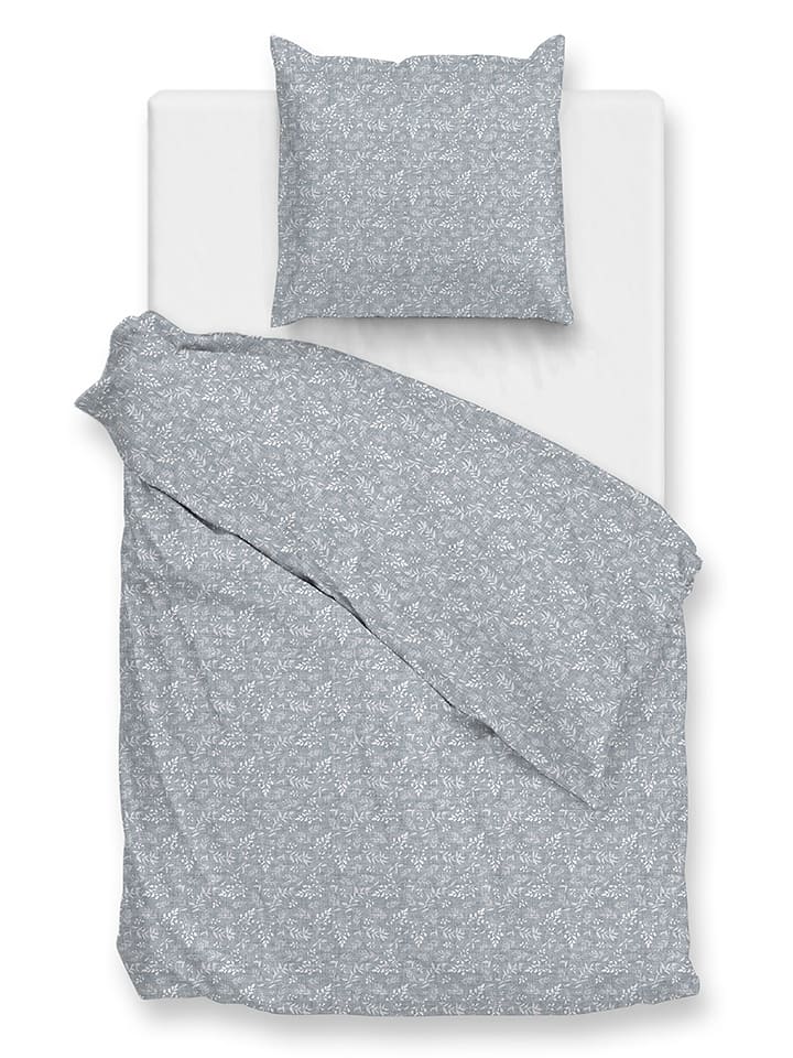 Zo!Home Komplet pościeli "Petali di Lino" w kolorze niebieskim rozmiar: 135x200 cm