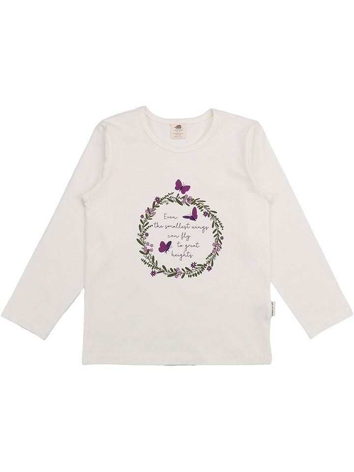 Walkiddy Koszulka w kolorze białym ze wzorem rozmiar: 122