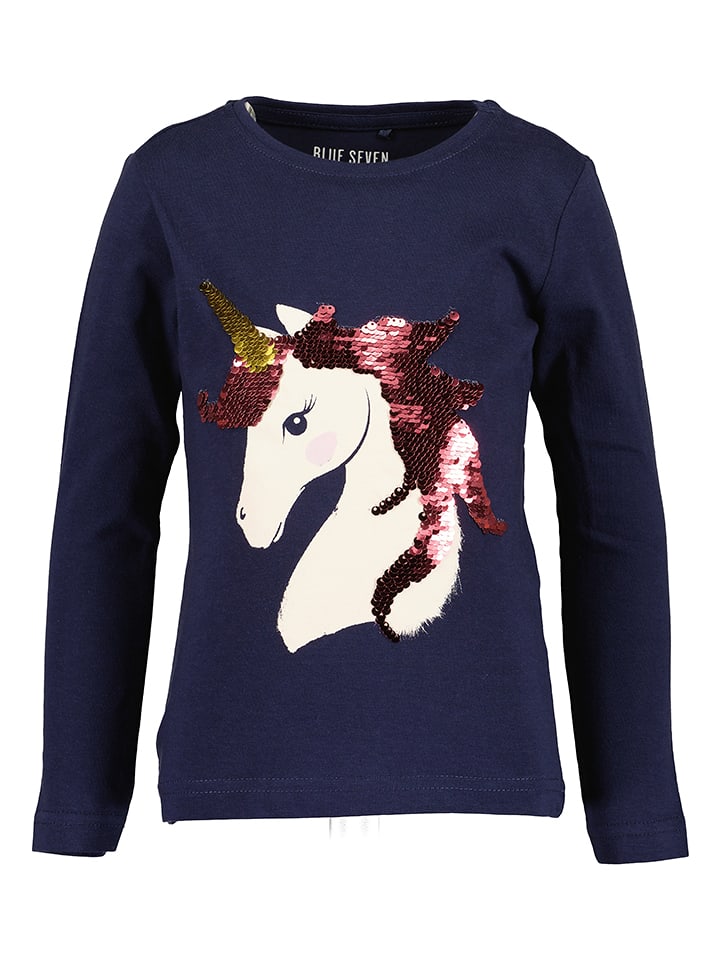 Blue Seven Koszulka w kolorze granatowym rozmiar: 122