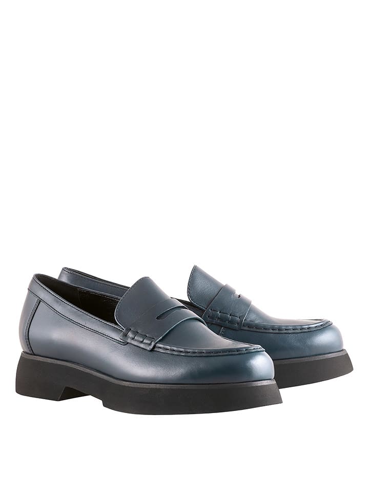 Högl Slippersy "Stanley" w kolorze niebieskoszarym rozmiar: 35