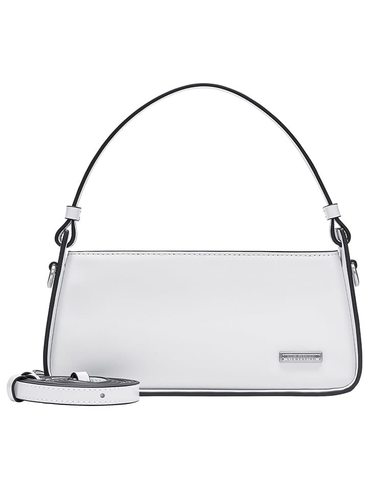 Liebeskind Berlin Skórzana torebka "Crossbody XS" w kolorze białym - 22 x 10 x 7 cm rozmiar: onesize
