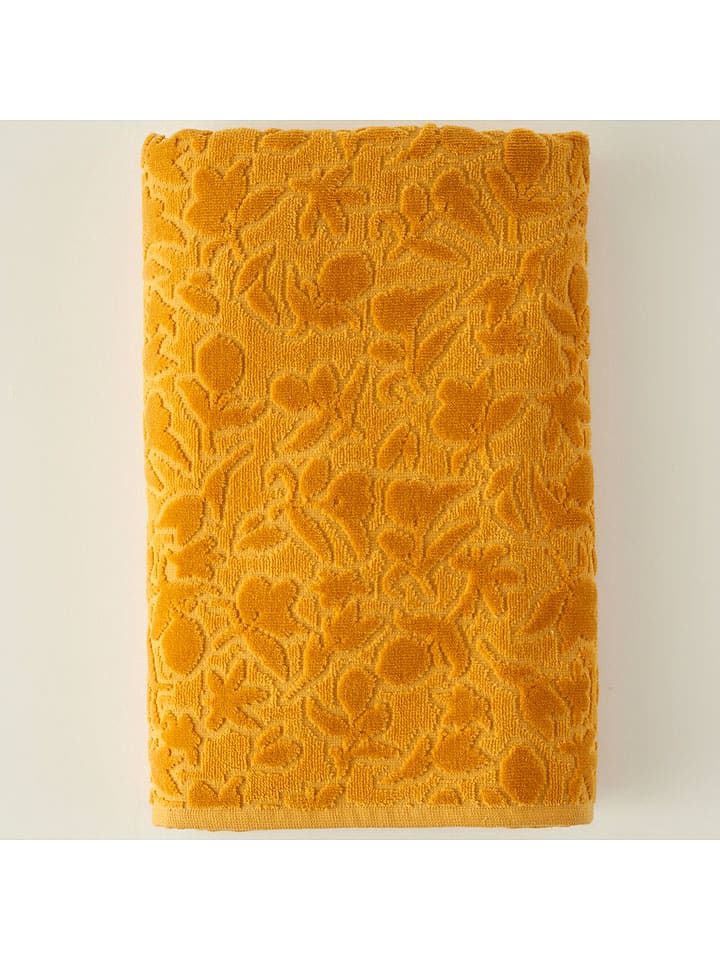 BELLA MAISON Ręcznik kąpielowy "Jolia" w kolorze żółtym - 150 x 90 cm rozmiar: onesize