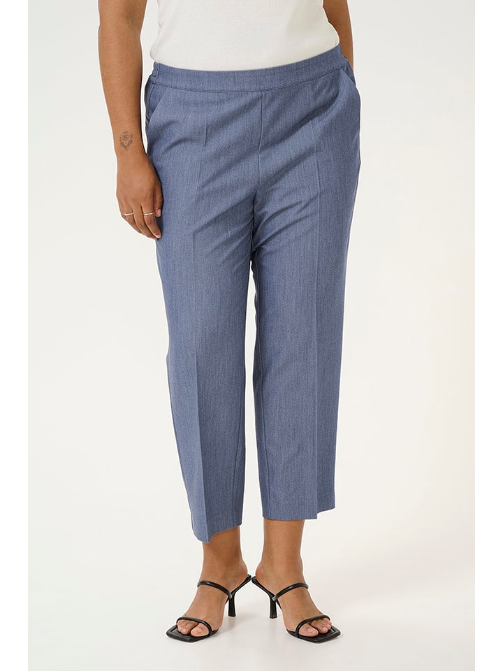 KAFFE curve Spodnie chino w kolorze niebieskim rozmiar: 44