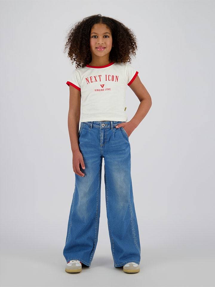 Vingino Dżinsy "Cathy" - Comfort fit - w kolorze niebieskim rozmiar: 146