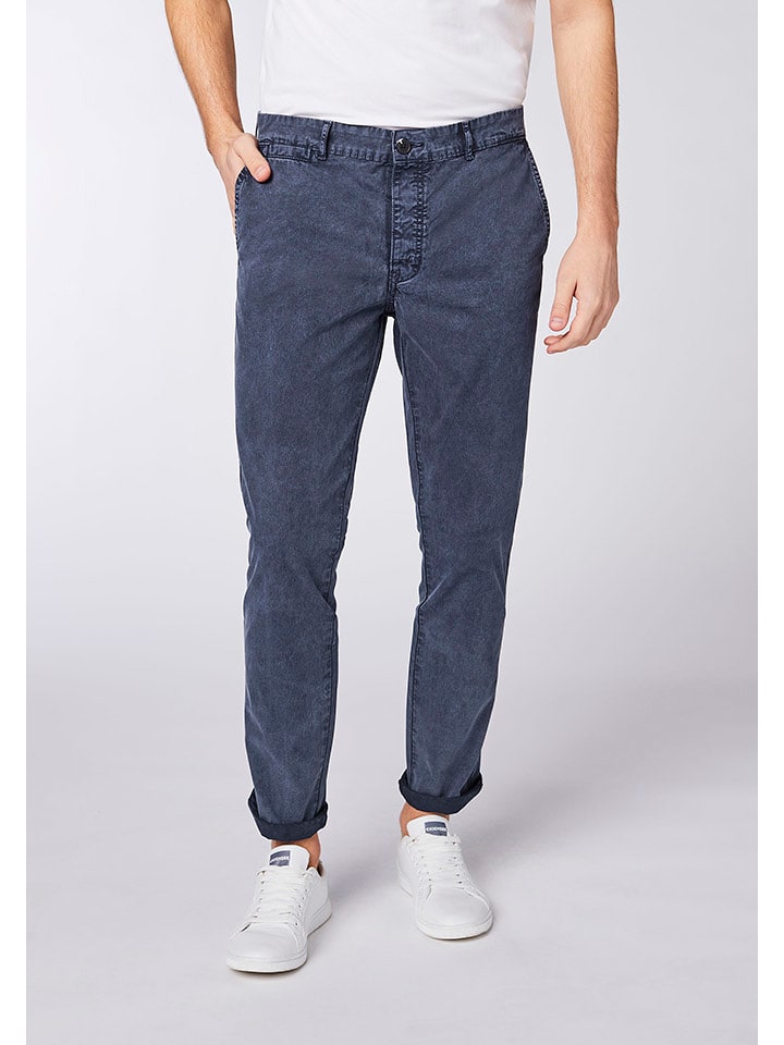 Chiemsee Spodnie chino "Sansibar" w kolorze granatowym rozmiar: 36