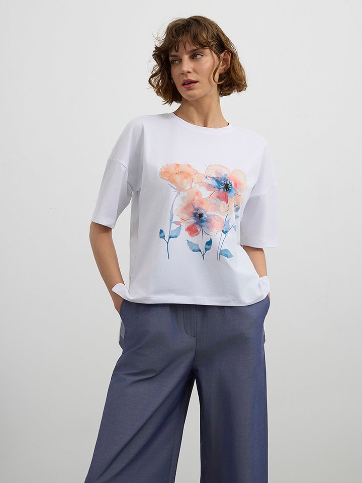 BGN Koszulka w kolorze białym rozmiar: 40